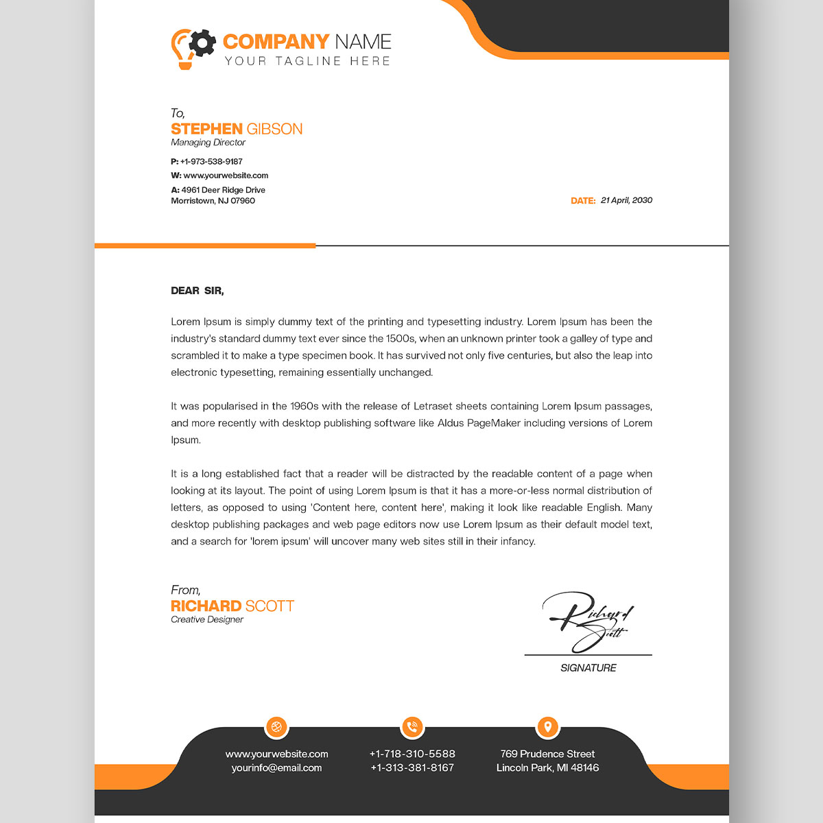 Letterheads